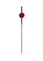 Pic Bamboo H cylindre rouge 9cm (M)